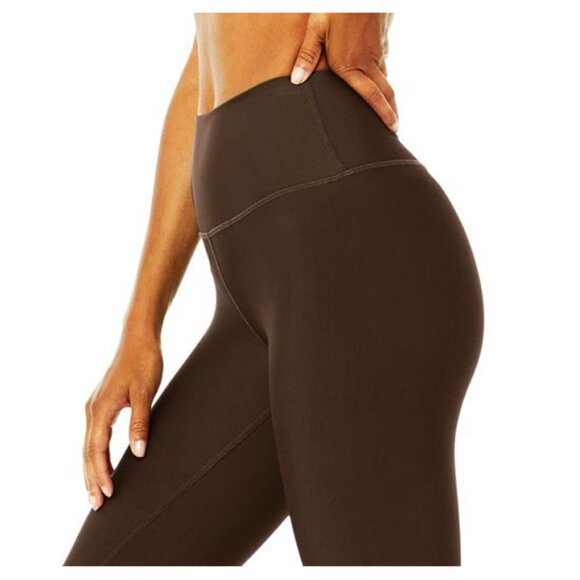 Alo 7/8 High-Waist Airlift Leggings Espresso Hi-Rise Waisted Skinny Tights Pants - Picture 3 of 11